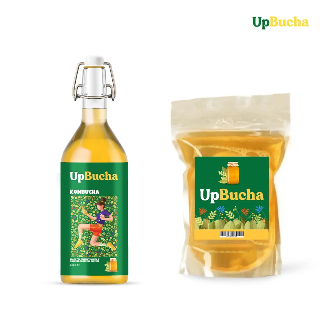 UpBucha 34 oz Kombucha & SCOBY Starter Set